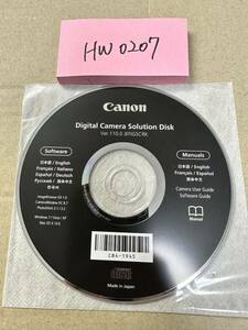 HW0207/中古品/Canon Digital Camera Solution Disk Ver.110.0 JEFIGSCRK ディスクのみ