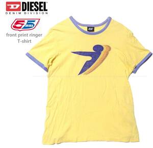 ■ DIESEL ディーゼル リンガーTシャツ (L) ■