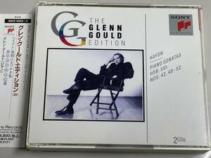 【2枚組CD美品】haydn:piano sonatas/glenn gould/ハイドン：後期6大ソナタ集：第56・58・59・60・61・62番/グレン・グールド【日本盤】