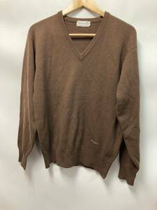 90*s Burberrys* V neck knitted sweater L