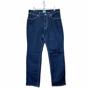 ●洗濯プレス済み● Wrangler ラングラー 濃紺 テーパードデニムパンツ w31インチ 【1484】