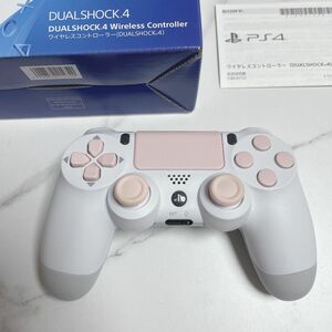 PS4 コントローラー ホワイト ピンク カスタム