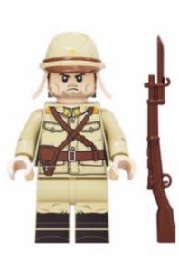 1体 第二次世界大戦　日本軍人　兵士　ミニフィグ LEGO 互換 ブロック ミニフィギュア レゴ 互換 q