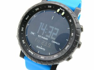 1円◇稼働◇　suunto　　　黒　クオーツ　メンズ　腕時計　箱　保　説　E72410