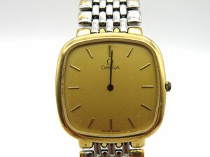 ◆1円□ジャンク□　オメガ　　デビル　ゴールド　クオーツ　ユニセックス　腕時計　　F23804