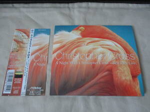 CHRISTOPHER CROSS A Night With Christopher Cross～Best Hits Live ’98 国内デジパック盤 US AOR Michael McDonald参加 全16曲