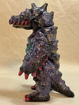 ブルマァク 隕石怪獣 ガメート 逆襲版 怪獣 黒 成型 ソフビ sofubi sofuvi sofvi 美品 マルサン ベアモデル m1号 美品_画像4