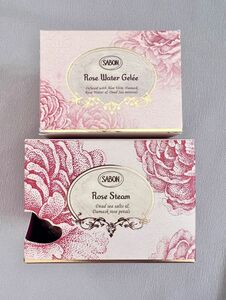 【新品2点セット】SABON サボン①ローズウォータージュレ②ローズスチーム