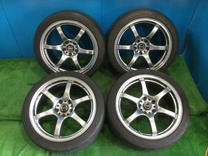 希少 RAYS グラムライツ 57 マキシマム ホイール(18インチ 8.5J +33 9.5J +22 114.3)(ブリヂストン ポテンザ 235/40R18 265/35R18)4本