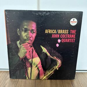 稀少US盤LP!! JOHN COLTRANE ジョンコルトレーン AFRICA BRASS アフリカブラス A-6 AS-6 レコード JAZZ ジャズ IMPULSE インパルス