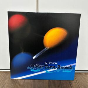 稀少2LP+EP!! TM NETWORK MAJOR TURN ROUND 5681001-9 レコード 邦楽 小室哲哉 SLOWDOWN MIX インディーズ プログレ