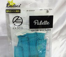 ①新品未使用■キャスコ Palette パレット グローブ レディス 指先カット SF-2030LW■ターコイズ■両手用■S(17cm～18cm)_画像4