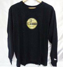 新品■NEW ERA ニューエラ 長袖コットンTシャツ 岡本太郎　太陽の塔 12860512 Lサイズ■ブラック_画像1