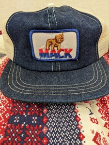 マックトラック　macktruck　macktrucks　mack truck　mack trucks 　ブルドック デニム　bulldog　トラッカーキャップ　ＭＡＣＫ　デニム