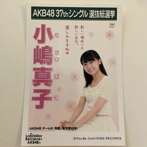 AKB48 小嶋真子 ラブラドール・レトリバー 劇場盤 生写真 選挙ポスター