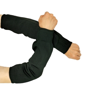 [肘と袖口リブ加工] 防刃アームカバー 腕抜き 切り傷防止 擦り傷防止 防刃手袋 切れない手袋 作業用手袋 軍手 [肘まで保護] 剪定 金属加工