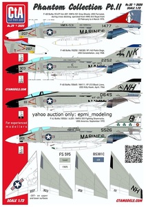 CTA-32 1/72 CTA F-4 ファントムⅡ用デカールセット ファントムコレクション② 戦闘機 アメリカ海軍