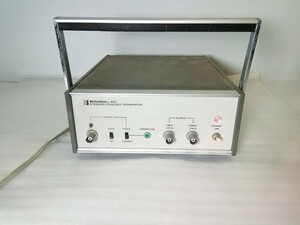 Shibasoku 483 　STANDARD FREQUENCY REGENERATOR シバソク　周波数標準信号発生器　通電確認のみ　【ジャンク品】