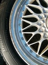 ☆ BBS ☆(RS512) 17インチ　 215/60R17 TOYO〈 2019年〉 スタッドレス　8Jx17J (5H-114.3) +39 ハブ約73mm　ガリあり！【ナット付】1.50RH_画像6