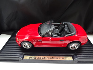 1/18 BMW Z3 ロードスター　（1997）　ダイキャストミニカー　※外箱無し　ボンネット部分傷あり