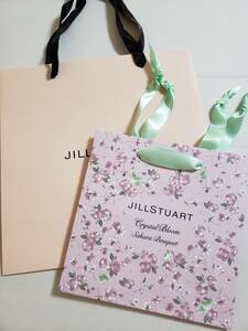 新品★JILL STUART ジルスチュアート サクラブーケ 限定ショッパー Sサイズ♪ハンディバッグ Mサイズ♪紙袋★2個セット