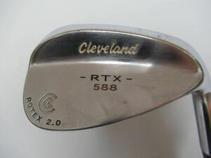 ★Cleveland クリーブランド 588 RTX ウエッジ SW 50° 純正スチールシャフト F731　★レア★激安★中古★　★