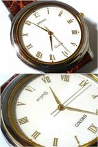 【Sa4】SEIKO/セイコー◇DOLCE/ドルチェ/5E31-7A20/SACX053◇1990年製♂クオーツ/超硬SS/新品ベルト_画像2