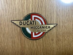 ducati メカニカ MECCANICA 金属ステッカー 村山モータース メタルステッカー 平面タイプ 新品900ss 900sl 400ss F1 F3 モンスター 851 888