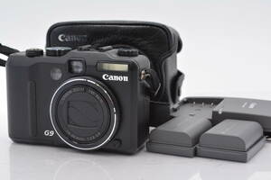 ★良品★ キヤノン Canon PowerShot G9 6x バッテリー×２個、充電器、ソフトケース付属 #tk1422