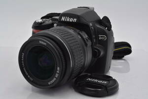 ★極上美品★ ニコン Nikon D40 + AF-S DX ED 18-55mm F3.5-5.6 GII ストラップ、バッテリーのみ付属 #tk1603