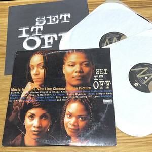 【２枚組LPレコード】O.S.T.「SET IT OFF」サントラ Organized Noize, Queen Latifa, Bone Thug N Harmony, En Vogue など【美中古】