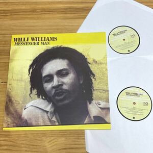 【2枚組LPレコード】Willie Williams「Messenger Man」ルーツ・レゲエ傑作!!! Blood&Fire希少盤!!【極美中古】