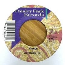 PRINCE「ALPHABET ST.」'88年 名曲!!! アルファベット・ストリート【7inchレコード】【美中古】_画像1