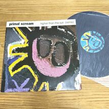 【12inchレコード】Primal Scream「HIGHER THAN THE SUN (REMIX)」鬼サイケ・ダブ!! 名盤!!【美中古】_画像1