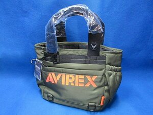 新品 AVIREX GOLF アヴィレックス AVG2F-BA8 ラウンドバッグ トートバッグ カーキ