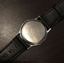 SEIKO QZ 7431-6020 アナログ クォーツ 黒文字盤 ノンデイト 腕時計 セイコー _画像2