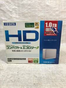 （未開封品）IO-DATA 外付けHDD HDCS-U1.0 容量1.0TB ハードディスク アイオーデータ