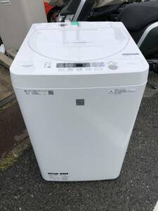 SHARP シャープ 全自動電気洗濯機 ES-G4E6-KW 2019年製 4.5kg（直接のお引取り可能）大阪府