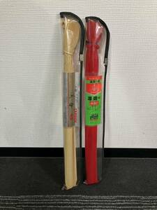 1円〜 10☆ 釣具 ロッド 2本セット alphatackle アルファタックル 源峰 HH 450 JC 渓春 CARBON 45 カーボンロッド 渓流小継 ソフトケース付