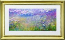 【真作】【WISH】クロード・モネ Claude Monet「睡蓮」リトグラフ 20号大 大作 　　〇印象派巨匠 「睡蓮」の連作他 #23102623_画像2