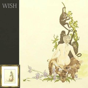 【真作】【WISH】アンリ・ジュリアン・ドゥトゥーシュ Henry Julien Detouche リトグラフ 裸婦 　　〇フランスの画家 #23102793