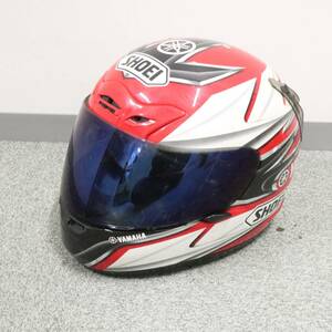 ★SHOEI ショウエイ YAMAHA ヤマハ コラボ フルフェイス ヘルメット X-9 TC1レッド ホワイト