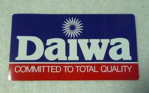 ★DAIWA ダイワ精工 大和 フィッシング 釣り 旧ロゴ 防水 ステッカー 大サイズ 2枚セット 希少品 未使用品 