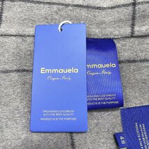 定番・テーラードジャケット 定価7万◆Emmauela・イタリア・ミラノ発◆カシミヤ100％ 上品 チェック柄 防寒防風 ビジネス 通勤 XL/50サイズ_画像10