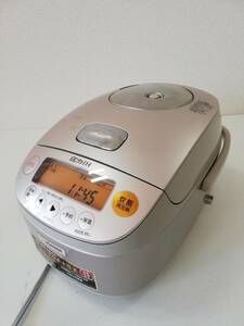 【LO89J】NP-BE10 ZOJIRUSHI 象印 圧力 IH 炊飯器 炊飯ジャー 2015年製 通電確認済み 動作品