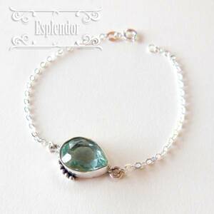  apatite silver bracele A