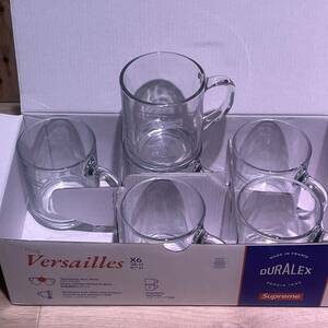 新品未使用 Supreme Duralex Glass Mugs (Set Of 6) Clear シュプリーム デュラレックス グラス マグ 6個セット クリア