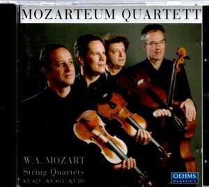 b422　　モーツァルト：STRING QUARTETS KV 421, KV 465, KV 80 /MOZARTEUM QUARTETT