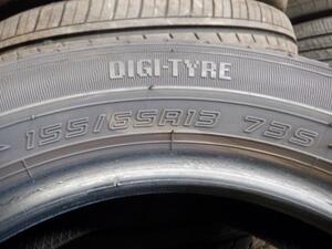 中古 155/65R13　1本　ダンロップ　124681 タイヤ