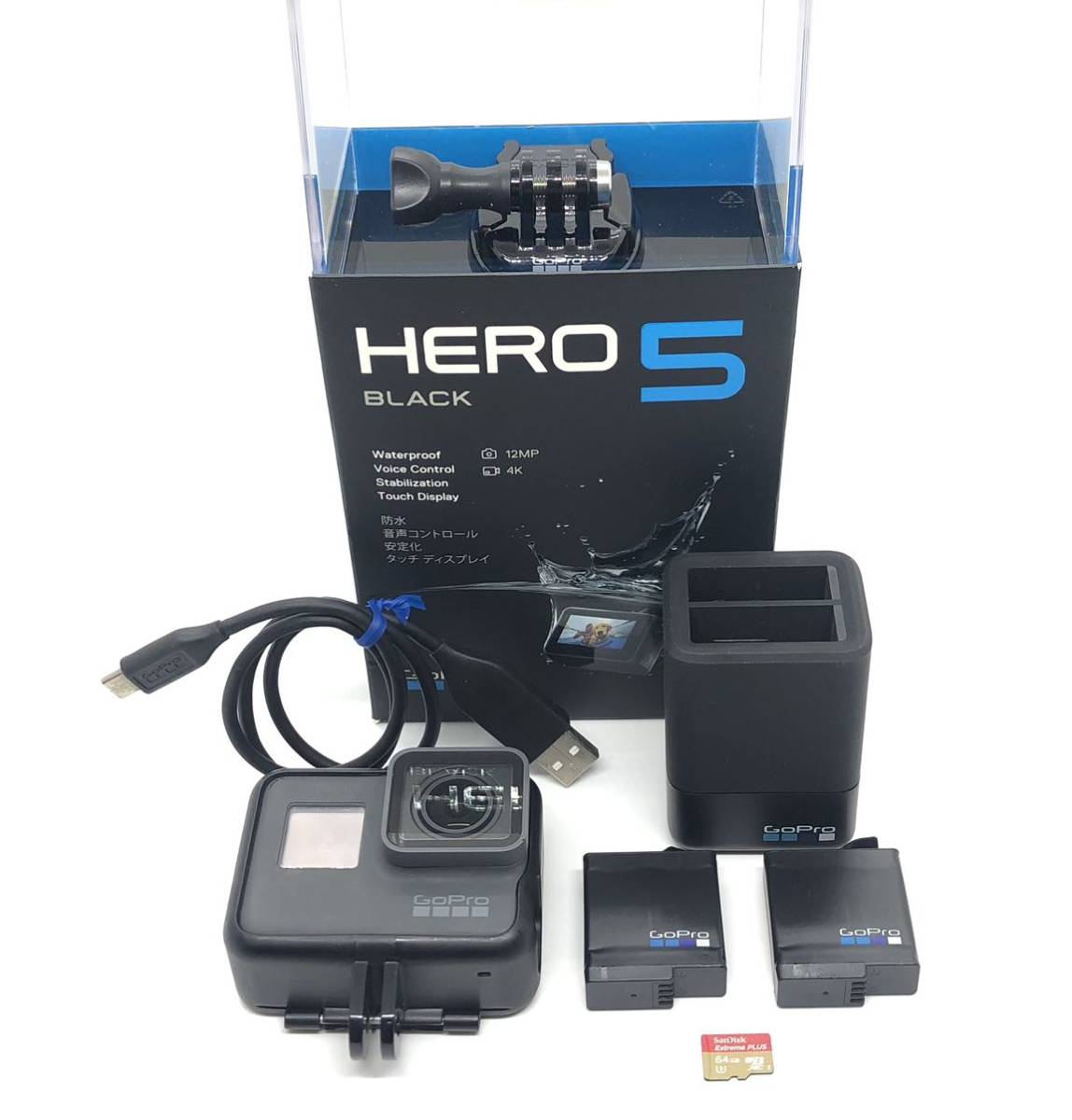 2023年最新】Yahoo!オークション -ゴープロ GoPro hero5 blackの中古品